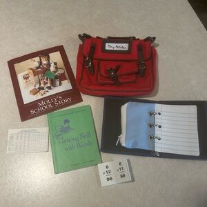 American Girl Retired Vintage Molly’s School Bag & Supplies Original Version